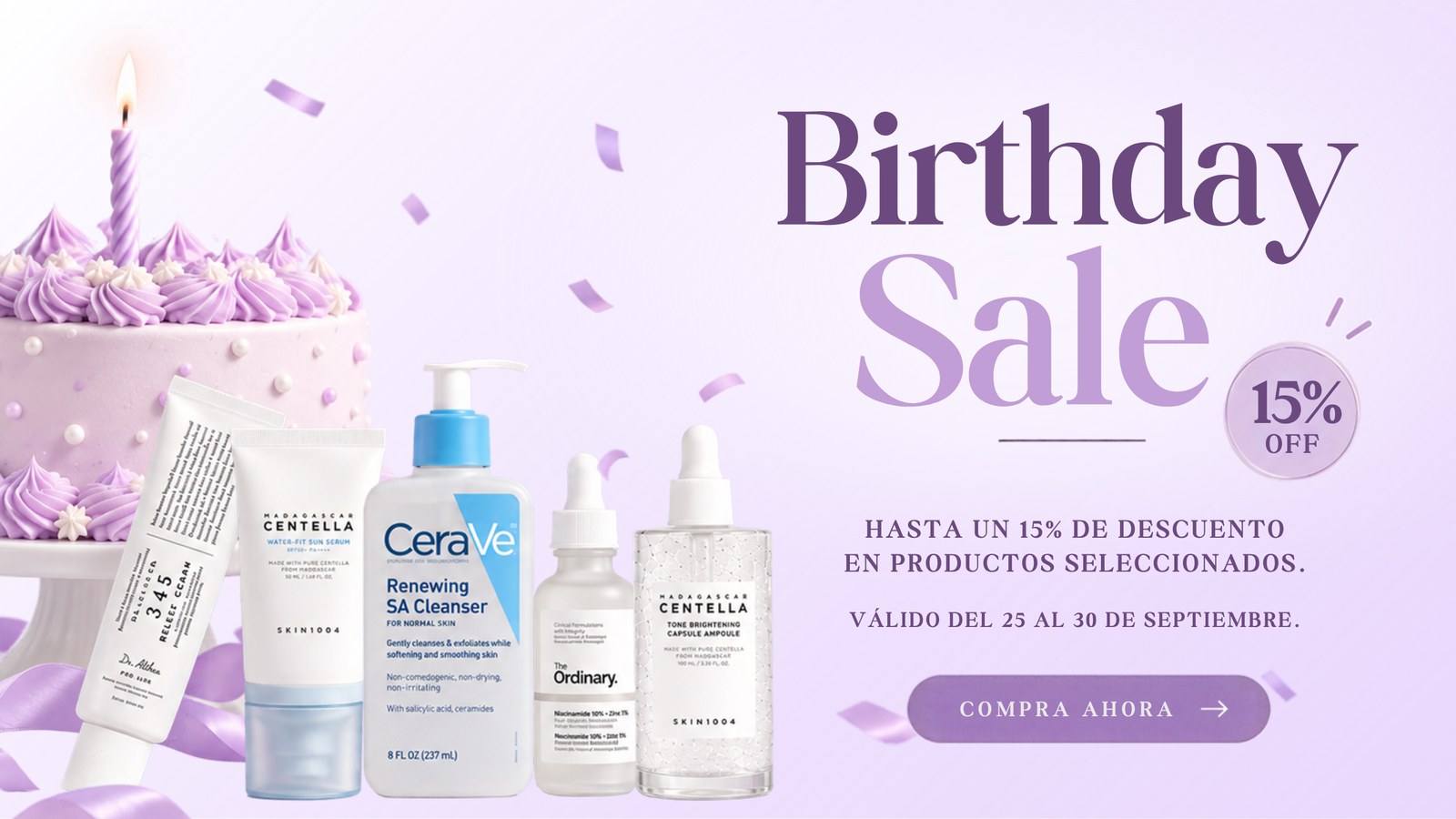 Ofertas de Aniversario